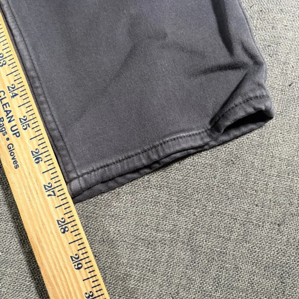 Banana Republic Chino Pants Mens 36x29 Dark Gray Stretch Cotton Casual‎